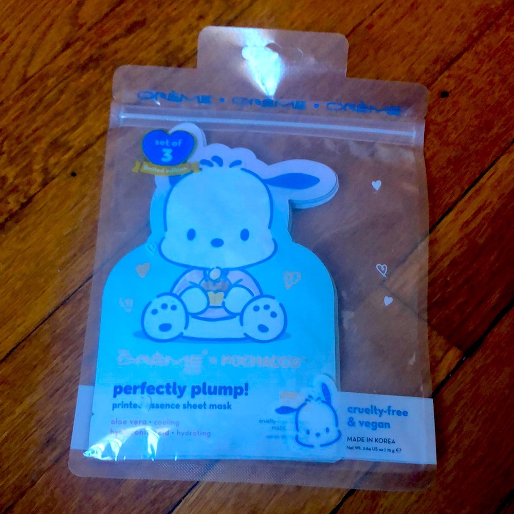 *NEW* Set of 3 Limited Edition Pochacco Sheet Masks